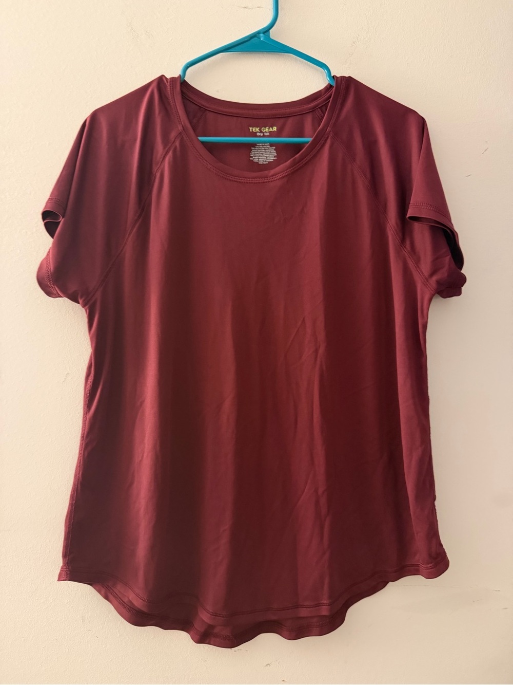 Tek Gear Women's Maroon Short-Sleeve Active Tee
